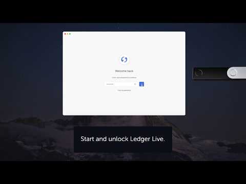 Ledger Nano X — Add accounts