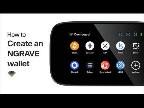 How to create an NGRAVE wallet