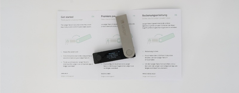 Ledger Nano X Einrichtung