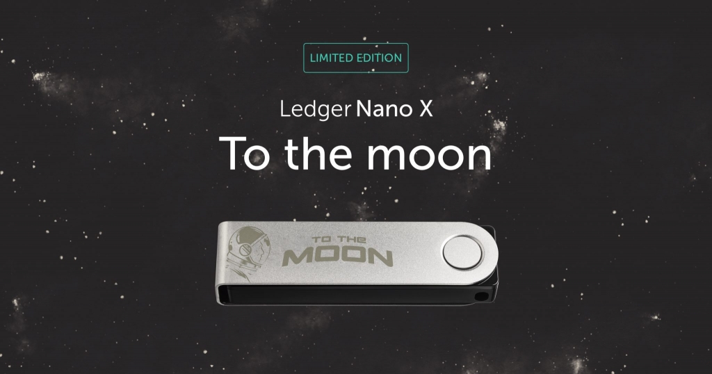 To The Moon Ledger Nano X Banner