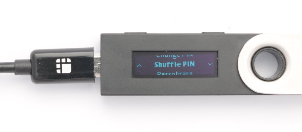 Ledger Nano S Shuffle Pin