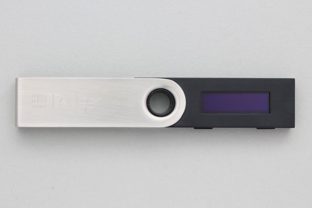 Ledger Nano S Vorderseite