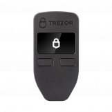 Trezor Model One Black Front View Screen Lock