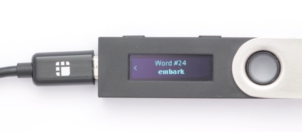 Ledger Nano S Recovery Phrase Wort 24