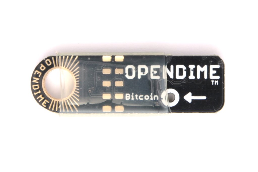 Opendime Rückseite