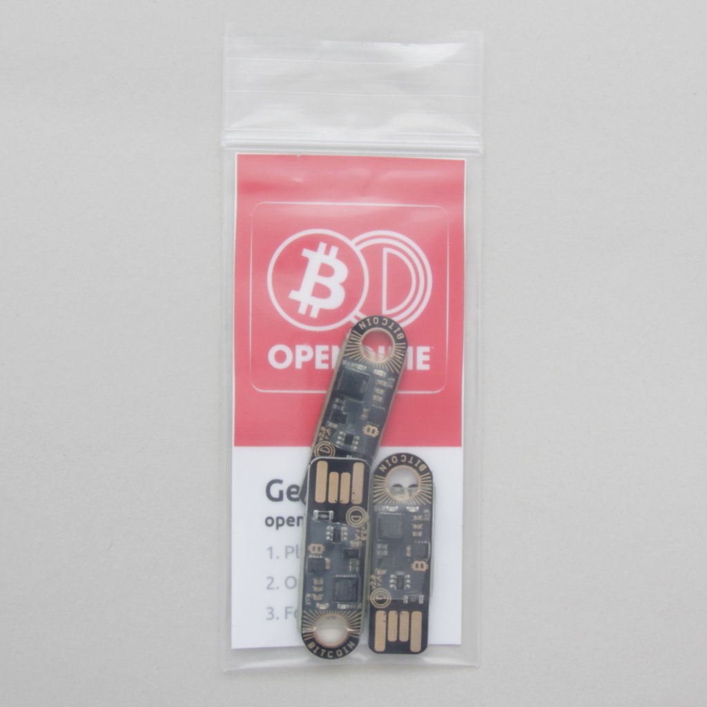 Opendime Verpackung