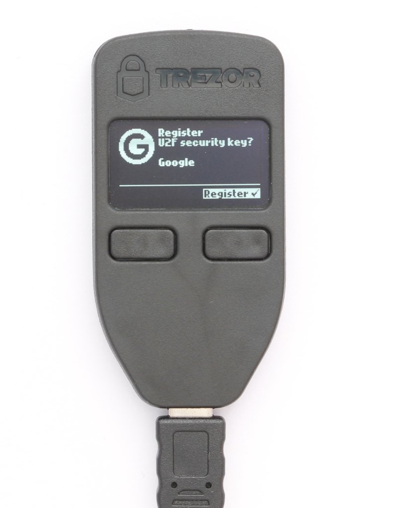 Trezor U2F Registrieren HW