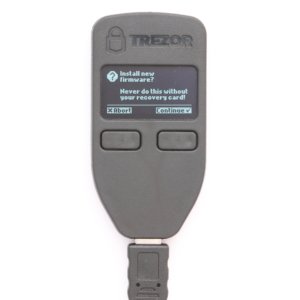 Trezor Wallet Firmware Installation zustimmen