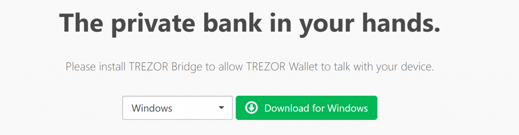 trezor bridge