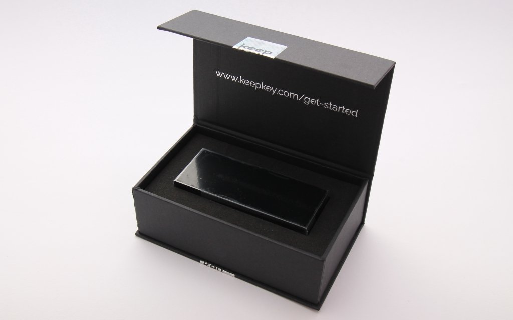 KeepKey Verpackung geöffnet