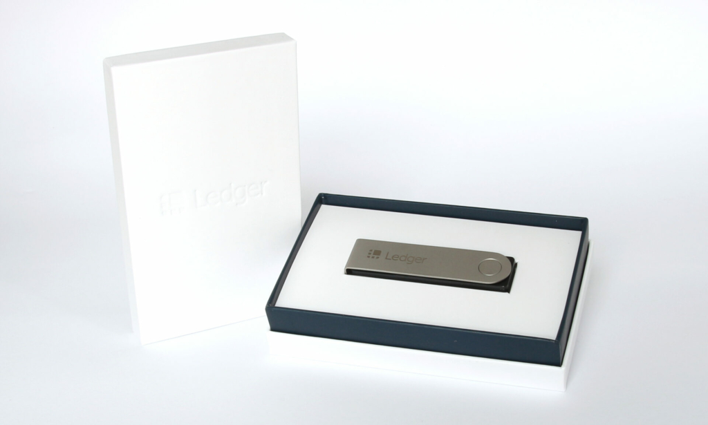 Ledger Nano X Verpackung Offen