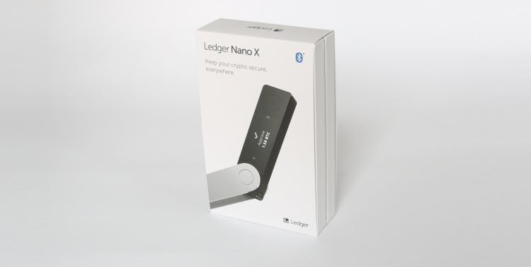 Embalaje de Ledger Nano X