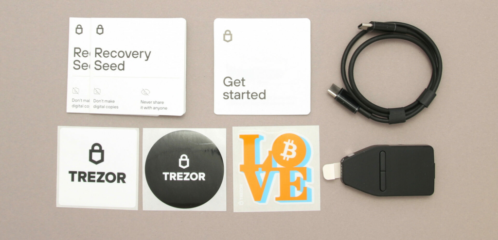 Trezor Safe 3 Scope Of Delivery
