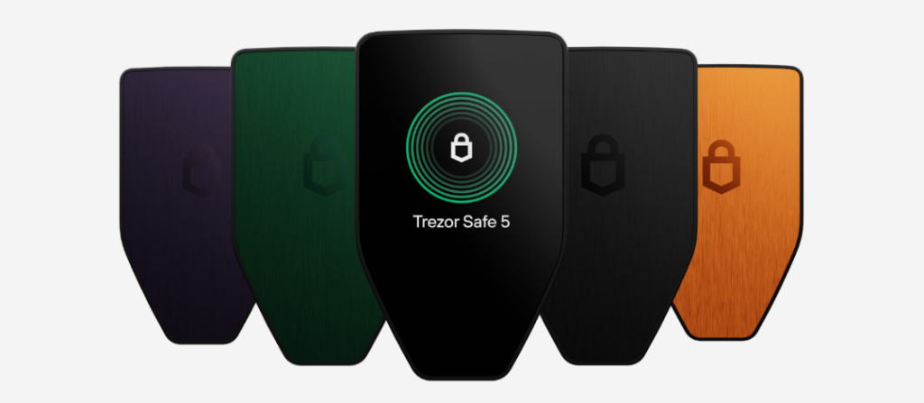 Trezor Safe 5 Colors