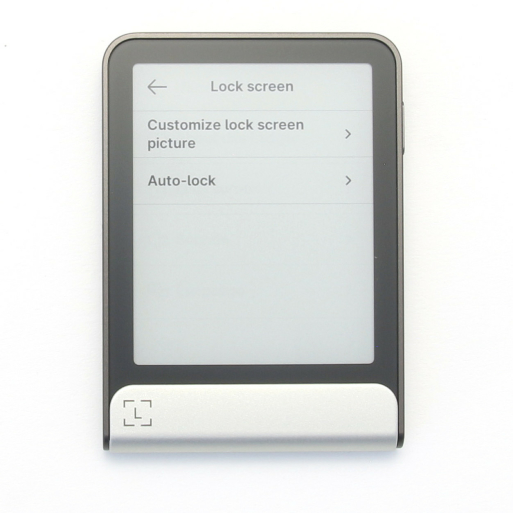 Ledger Flex Lockscreen