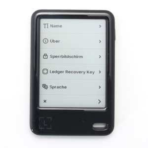 Ledger Nano Gen5 Settings