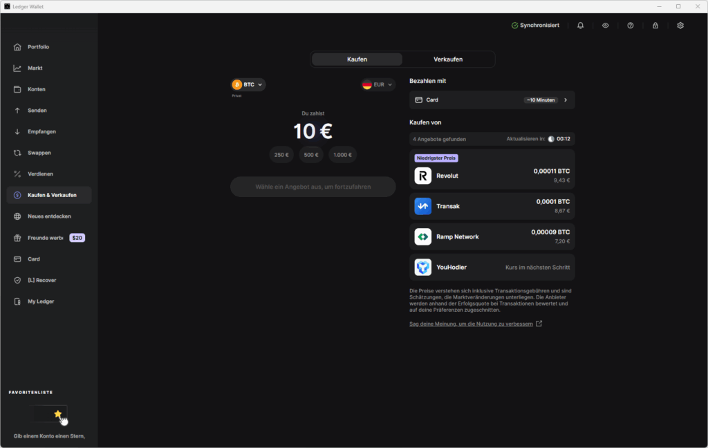 Ledger Wallet Buy Btc